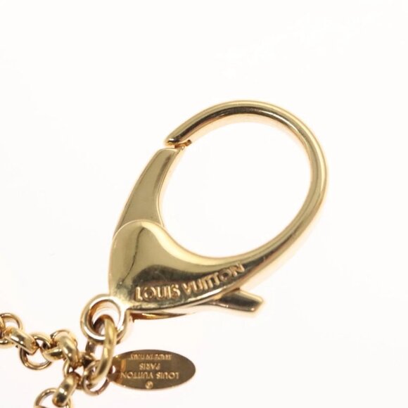 LOUIS VUITTON Fully Flower Charm metal Red Gold M67128 LV Auth EC797 - Picture 8 of 9